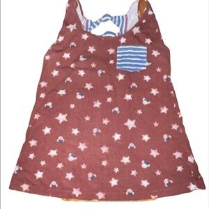 Disney Parks Red Minnie Mouse Patriotic Flag 4th of July Bow Back Tank Top